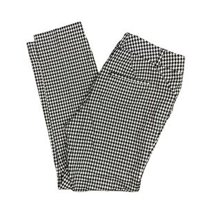 White House Black Market WHBM Slim Ankle trousers pants plaid stretch 4